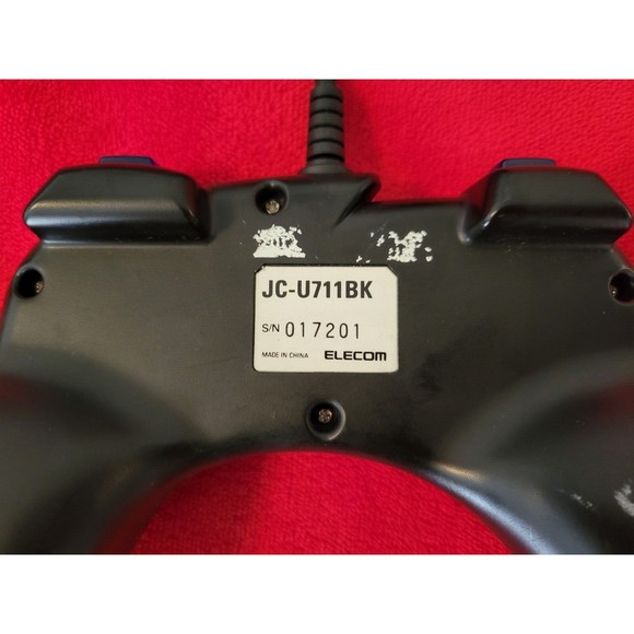 ELECOM USB Game Controller Pad 11 button Gaming Black JC-U711BK - Picture 4 of 5